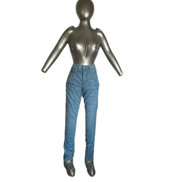 Universal Thread High Rise Skinny Jeans Light Blue Faded Women’s 6/28 Long - Picture 2 of 16